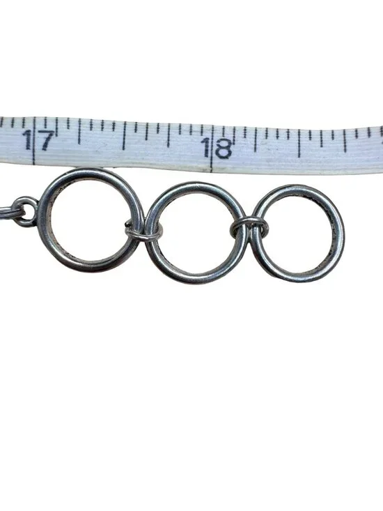 Vintage Mosaic Abalone Shell Bead Necklace Statement Pendant 18KGP Toggle Clasp - Picture 4 of 10